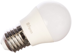 Лампа светодиодная Feron LB-550 E27 9W 2700K 800Lm 230V G45