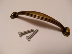 Ручка РС мебельная Антик бронза (96 мм)