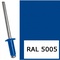 Заклепки RAL5005 4,0х10 (Изображение 2)