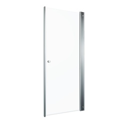Дверь душевая "Уно" 90х185 см., хром, прозр.