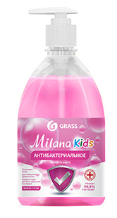 Жидкое мыло антибактериальное "Milana" BubbleGum 0,5л (Изображение 1)