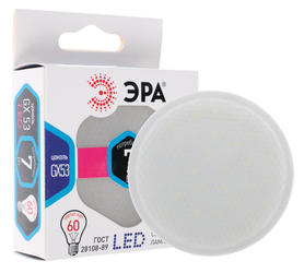 Лампа светодиодная ЭРА LED GX-7W-860-GX53 7Вт холод (Изображение 1)