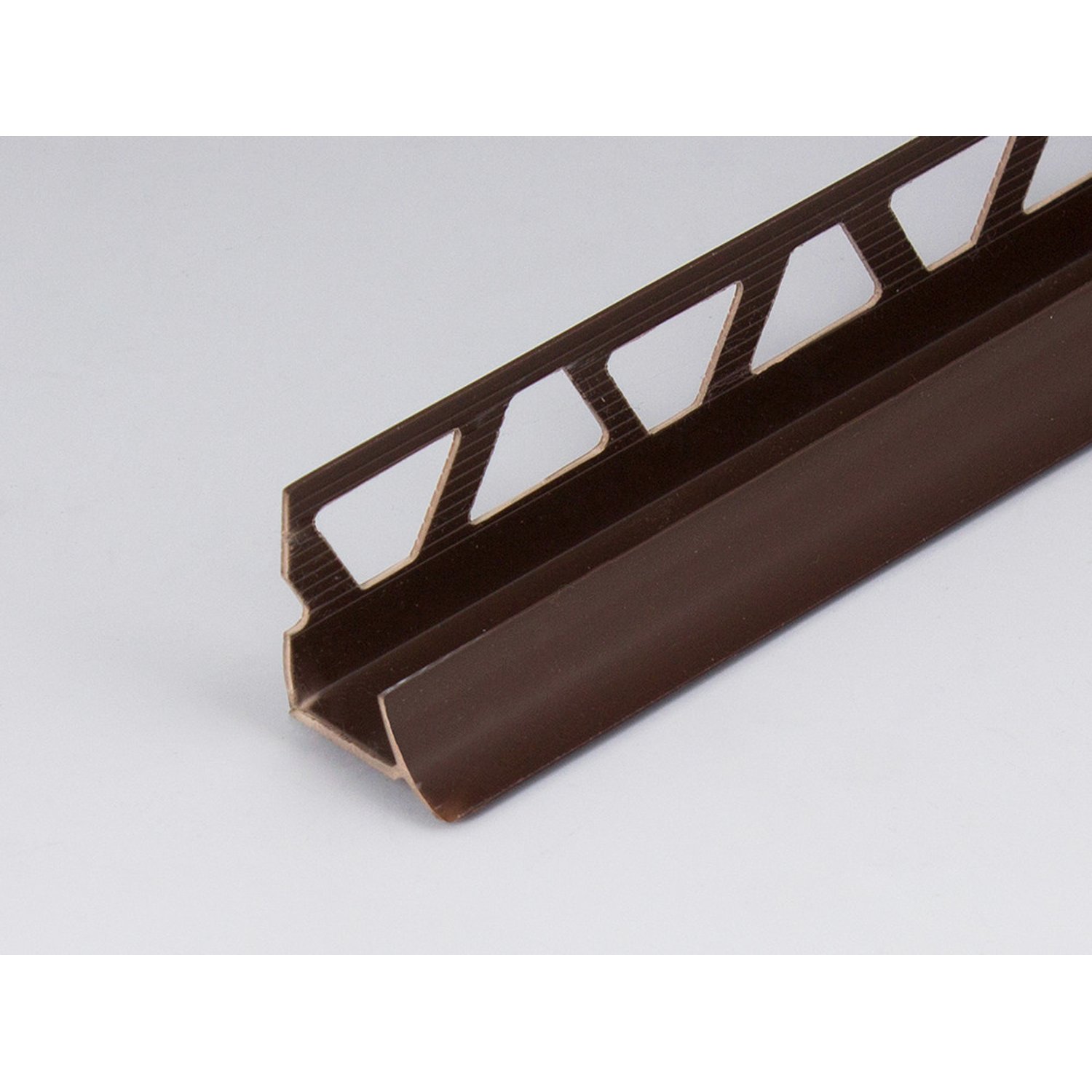 Угол для кафеля 8мм х 2,5м внутренний шоколад (Изображение 1)