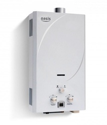 Газовый проточный водонагреватель OASIS TUR 20-А1 (белая 10л/мин)