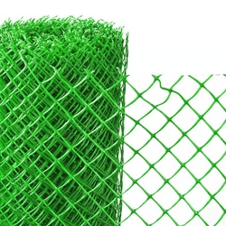 Сетка садовая пластмассовая (45х45мм) рулон 1х10м ромб зеленая