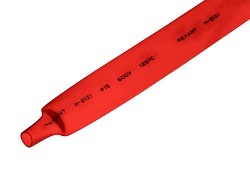 Термоусаживаемая трубка 12.0/6.0 мм 1 м красная REXANT
