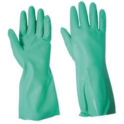 Перчатки нитриловые зеленые