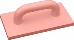 Терка полиуретановая розовая Профи 140х280 мм