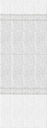 Панель "Белые кружева" фон 0,25х2,7м 00530 PANDA