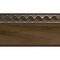 Шина потолочная КР 3-х ряд 2м с блендой+повороты (меандр) орех тем. с зол 5см (Изображение 2)