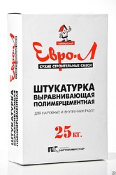 Штукатурка П.Ц. ЕВРО-Л (25 кг) г. Белгород