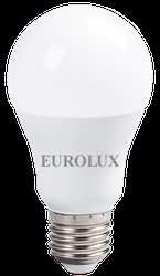 Лампа светодиодная Eurolux LL-E-A60-15W-230-4K-E27 груша, нейтральный