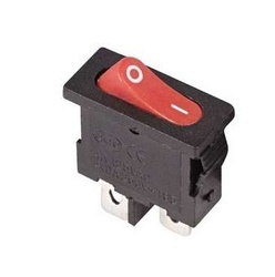 Выключатель клавишный mini 250V 6А (2с) ON-OFF красный REXANT