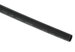 Термоусаживаемая трубка клеевая  6.0/2.0 мм (3:1) 1 м черная REXANT