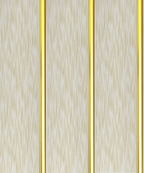 Панель 3-х секц. ВАНИЛЬНЫЙ ДОЖДЬ молд. золото (900КС) 0,25х3,0м Акватон