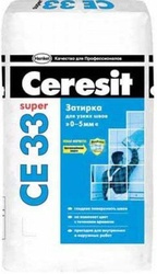 Затирка №07 SUPER Серая 2кг (CE 33/2) "CERESIT"