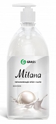 Жидкое крем-мыло с дозатором "Milana" 1л (жемчужное)