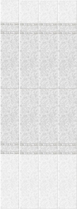Панель "Белые кружева" фон 0,25х2,7м 00530 PANDA (Изображение 1)