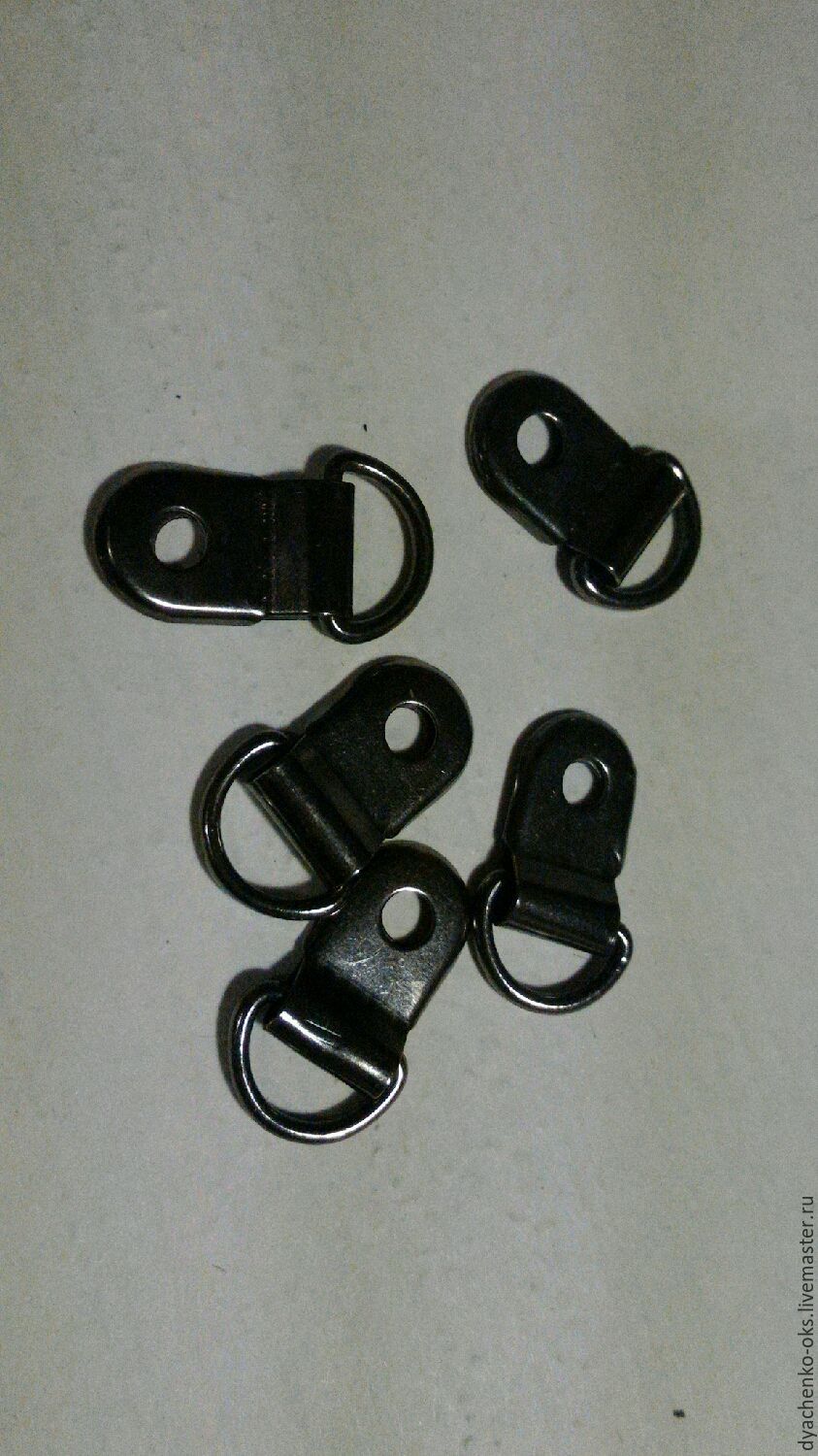 Петля обувная №1 черный никель (Изображение 1)