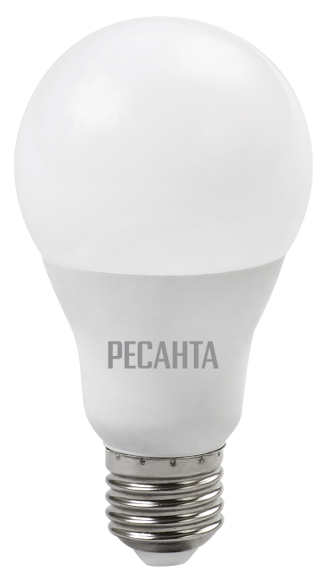 Лампа светодиодная Ресанта LL-R-A80-20W-230-4K-E27 груша, нейтральный (Изображение 1)