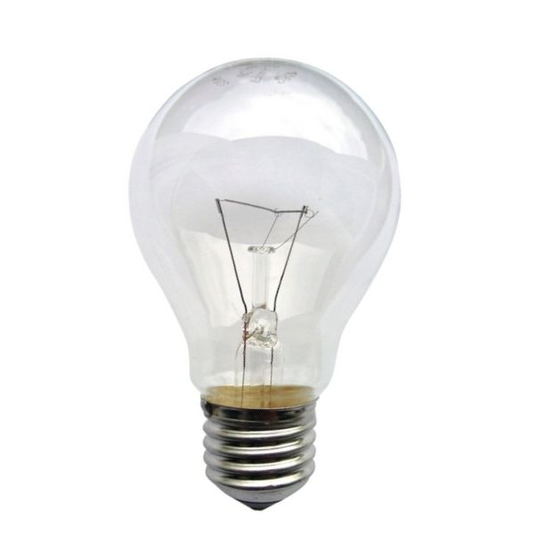 Лампа накаливания стандарт прозрачная 12В 60Вт Е27 ЛИСМА (Изображение 1)