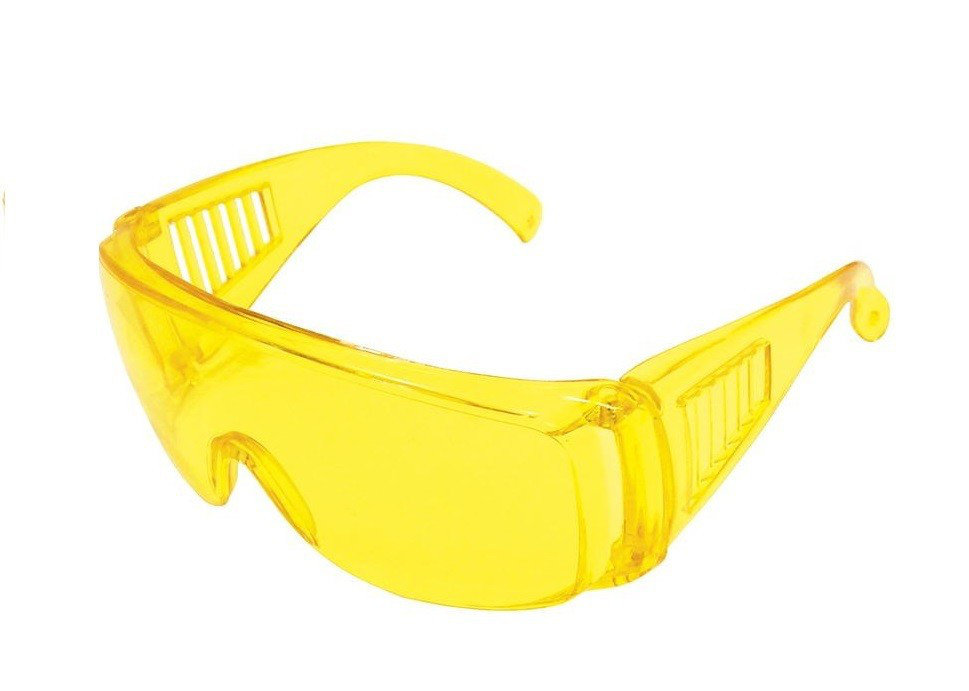 Очки защитные с дужками желтые (Изображение 1)