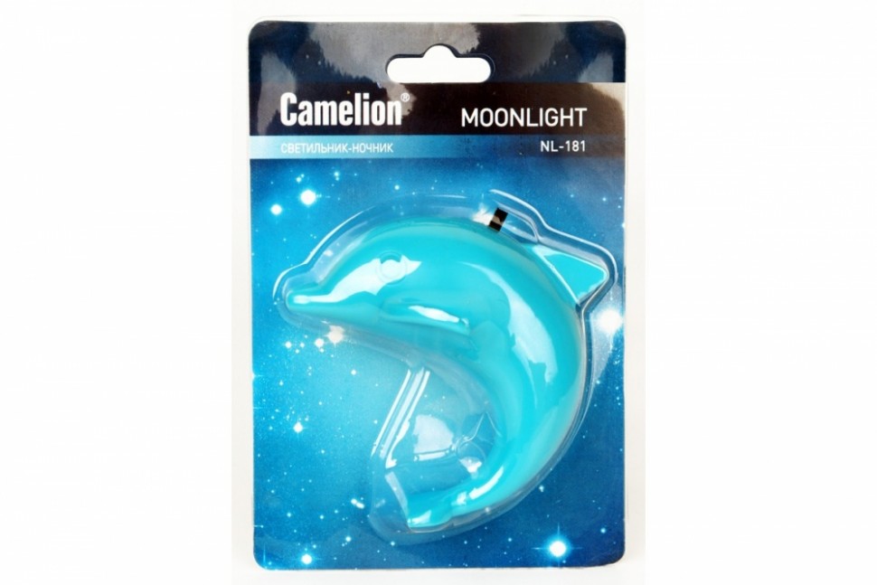 Светильник-ночник "Дельфин" LED NL-181 с выкл. 220V Camelion (Изображение 1)