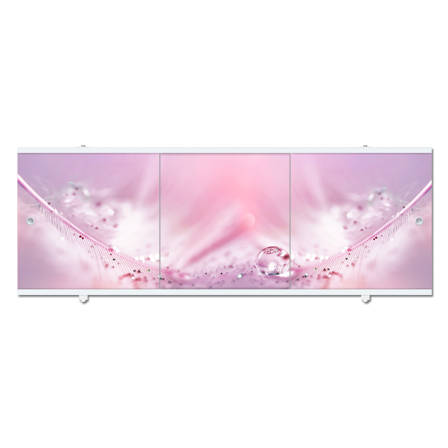 Экран для ванны ПРЕМИУМ А (алюм. профиль) 1,7 розовый (Изображение 1)