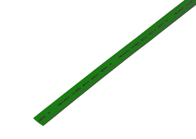 Термоусаживаемая трубка 8.0/4.0 мм 1 м зеленая REXANT (Изображение 1)