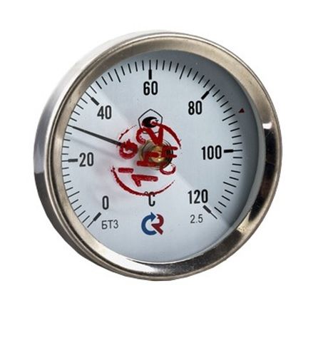 Термометр БТ-30 накладной, 1/2"  0-120 (БТ-30) (Изображение 1)