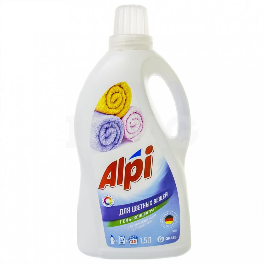 Концентрированное жидкое средство для стирки ALPI color gel 1,8 л (Изображение 1)