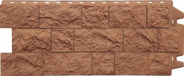 Панель Fels, Терракотовый (1150 х 450 мм) 1 шт - 0,45 м2  (упак.-10шт) (Изображение 1)