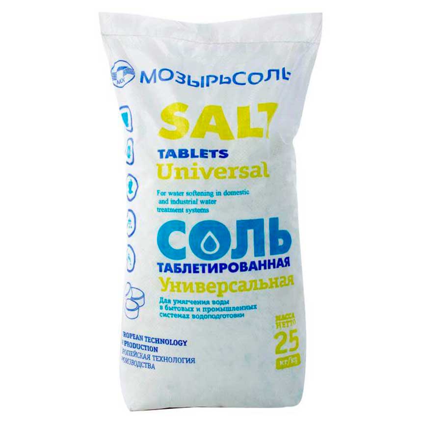 Соль таблетированная Беларусь  25 кг (Изображение 1)