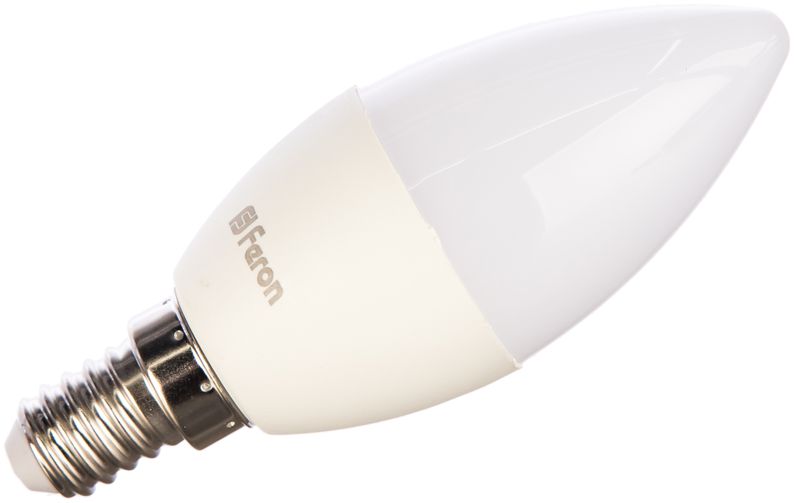 Лампа светодиодная Feron LB-97 E14 7W 2700K 230V свеча (Изображение 1)