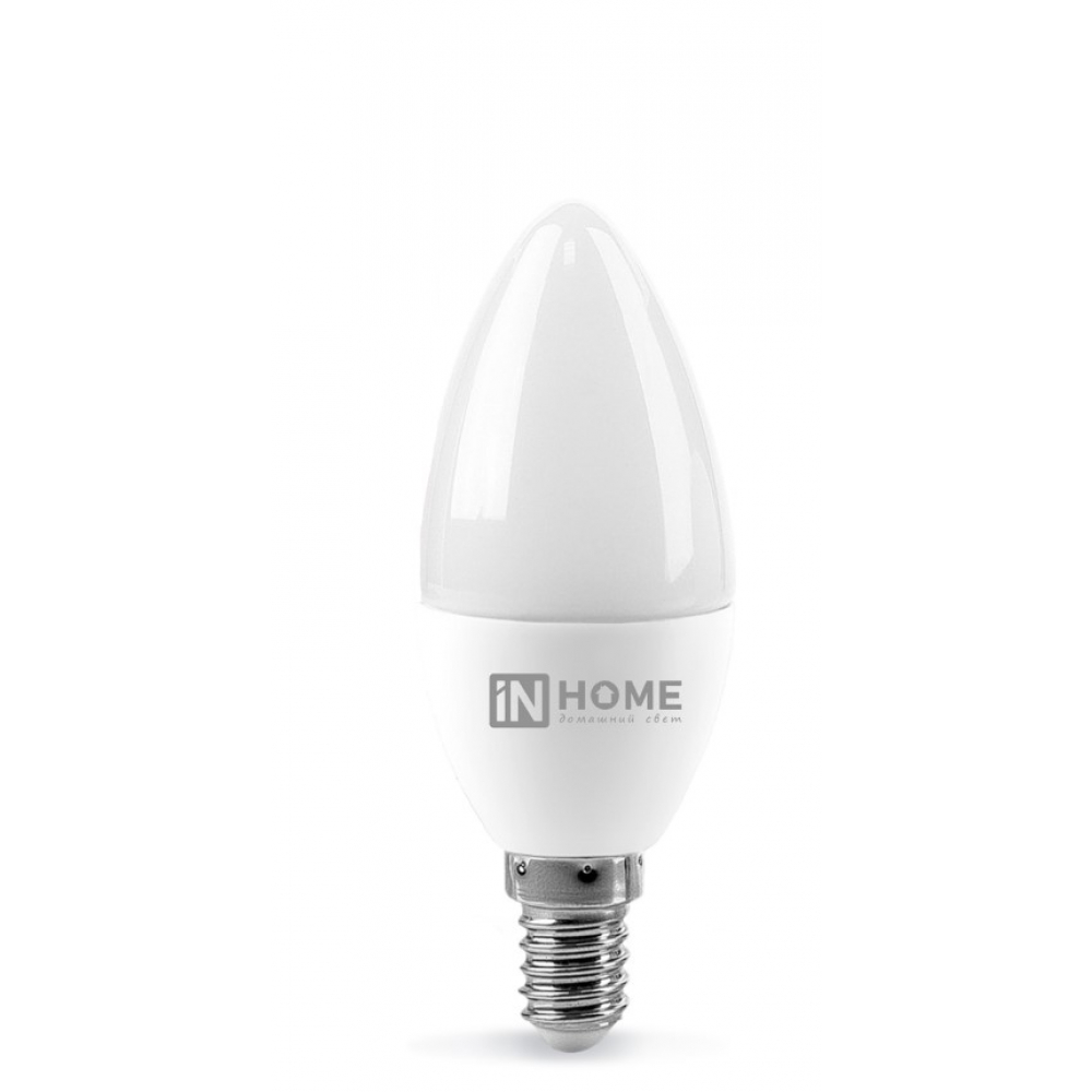 Лампа светодиодная IN HOME LED-СВЕЧА-VC 11Вт 230В Е14 3000К 820Лм (Изображение 1)