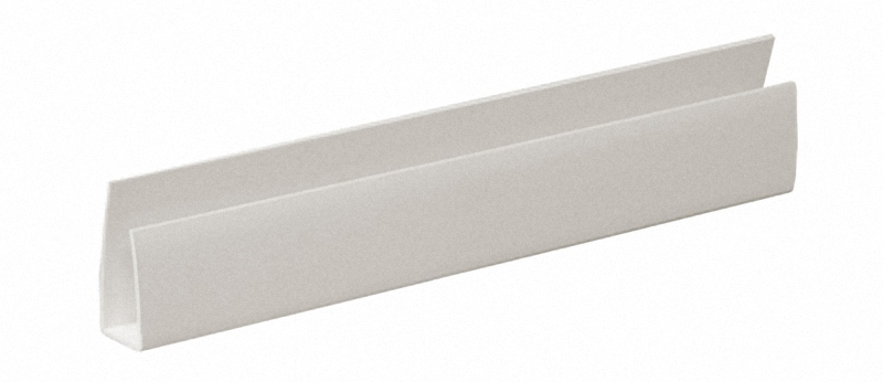 Профиль Идеал Санни 8мм L-образный белый 3м (Изображение 1)