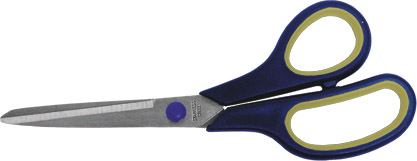 Ножницы бытовые нержавеющие, прорезинениые ручки, 225 мм (Изображение 1)