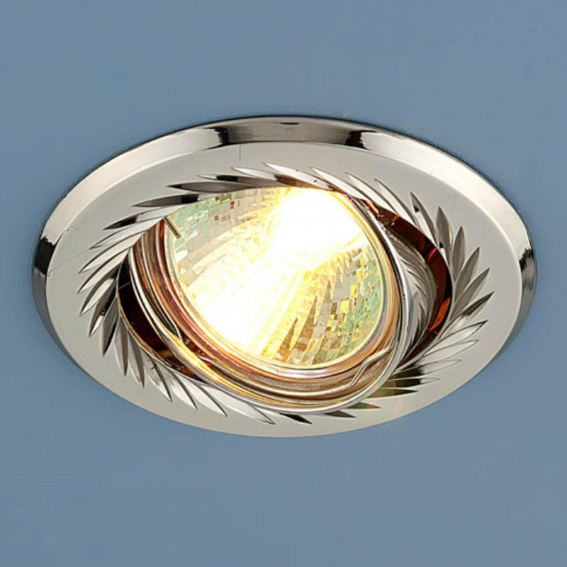 Светильник встраиваемый MR16 PS/N 704 CX перл. серебро/никель ELEKTROSTANDARD (Изображение 1)
