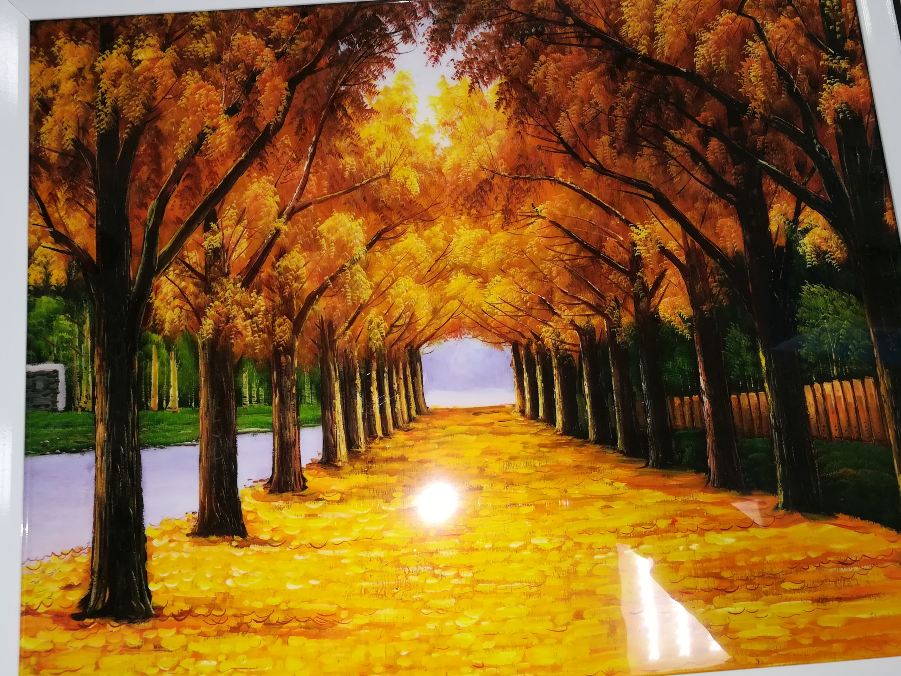Картина 40*50 Осенний пейзаж постер Y6-2383 I.K (Изображение 1)