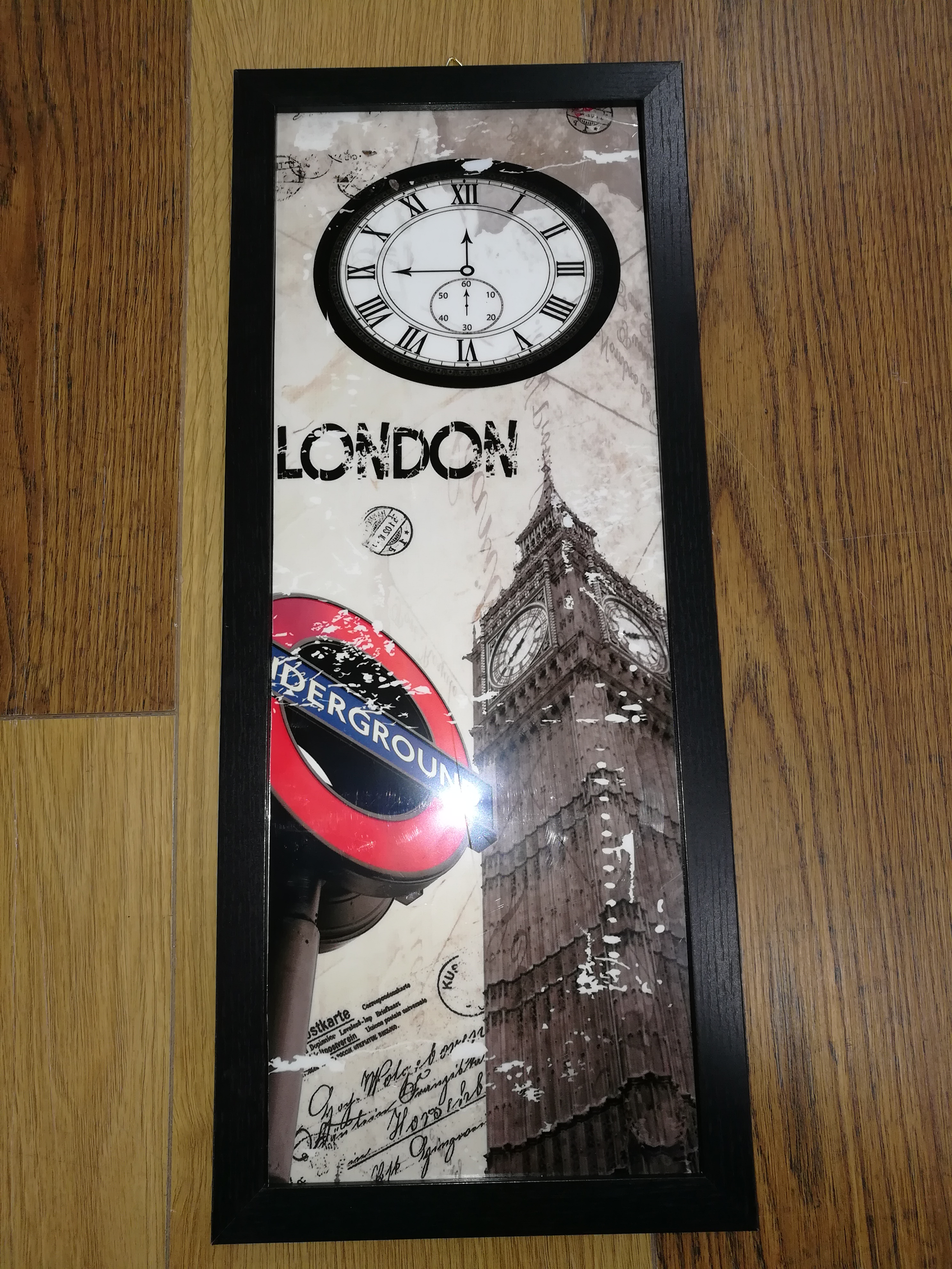 Картина 20*50 Лондон часы постер Y6-2339 I.K (Изображение 1)