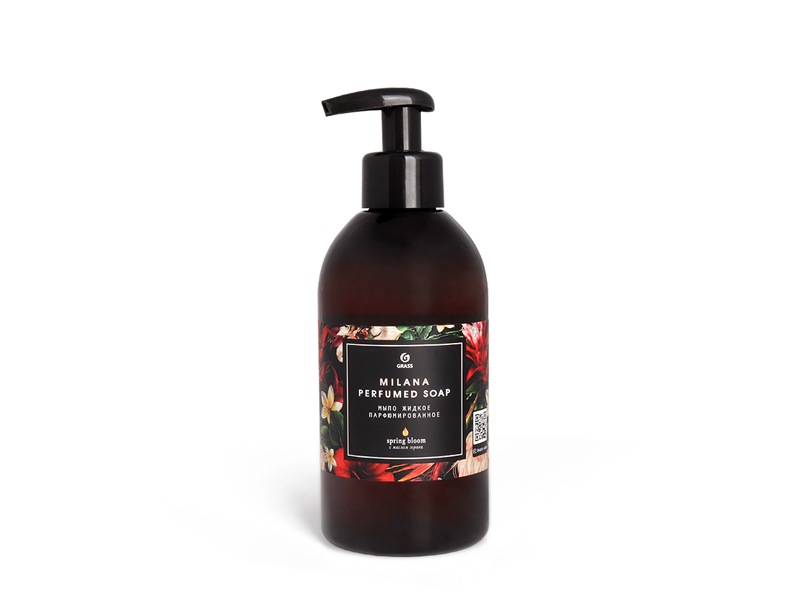 Жидкое парфюмированное мыло с маслом герани Milana Spring Bloom 300мл (Изображение 1)