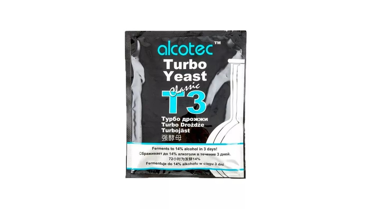 Турбо-дрожжи Alcotec T3 Classic Turbo, 120 г (Изображение 1)