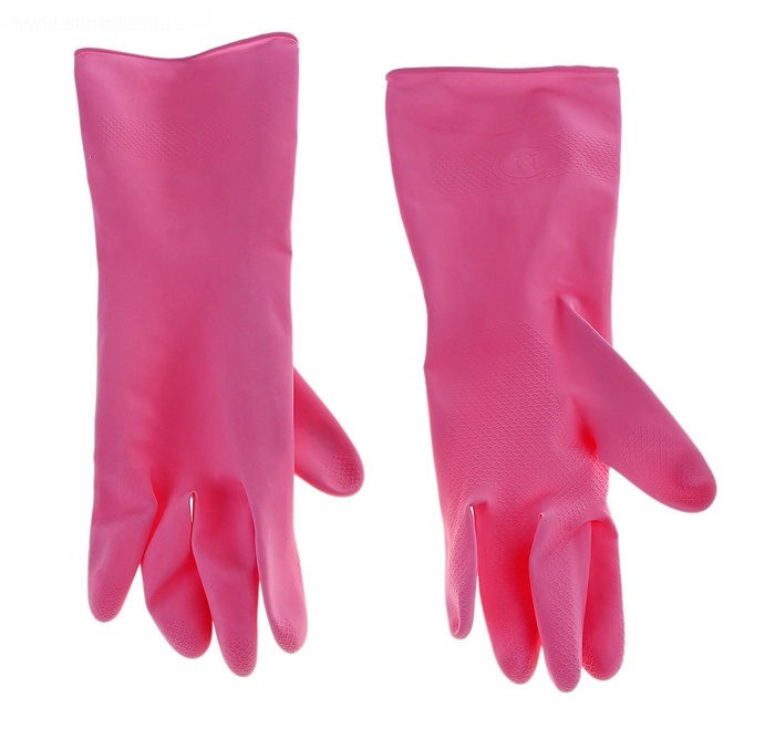 Перчатки резиновые хозяйственные Др.Клин ( XL) (Изображение 1)