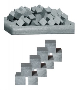 Камни "Талькохлорит" кубики 40х40х40мм 18 кг. (Изображение 1)