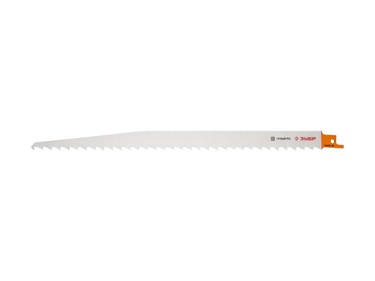 Полотно ЗУБР S1617K для саб эл. ножов Cr-V, быстр. грубый рез, для обр дер 280/8,5мм 155707-28 (Изображение 1)