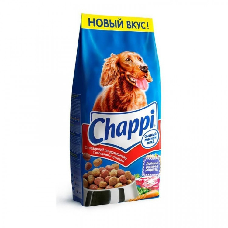 Корм для собак сухой Chappi 15 кг говядина по-домашнему (Изображение 1)