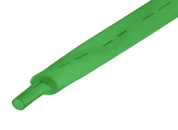 Термоусаживаемая трубка 20,0/10,0 мм 1 м зеленая REXANT (Изображение 1)