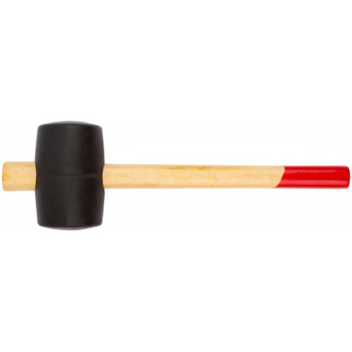 Киянка резиновая, деревянная ручка 65мм (600 гр) (Изображение 1)