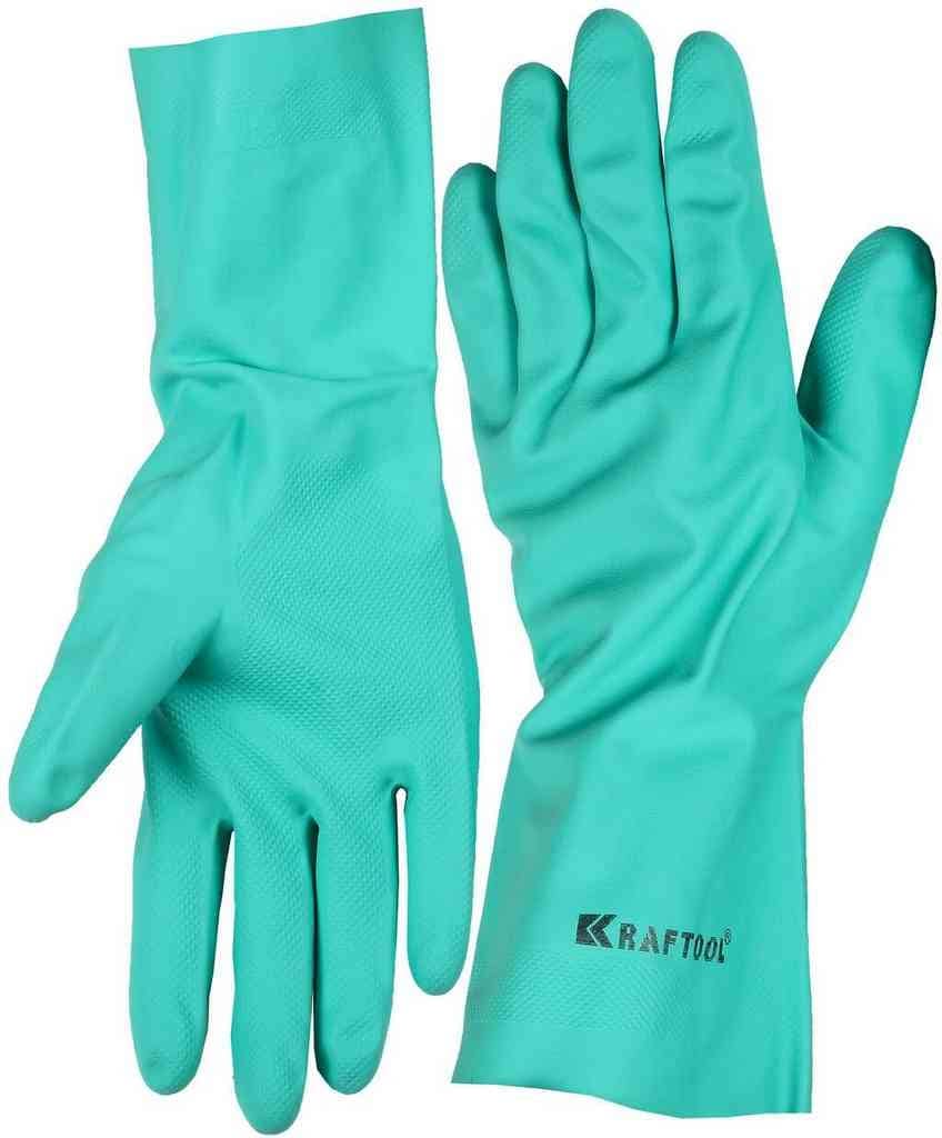 Перчатки нитриловые KRAFTOOL NITRIL маслобензостойкие индустриальные  XXL 11280-XXL_z01 (Изображение 1)