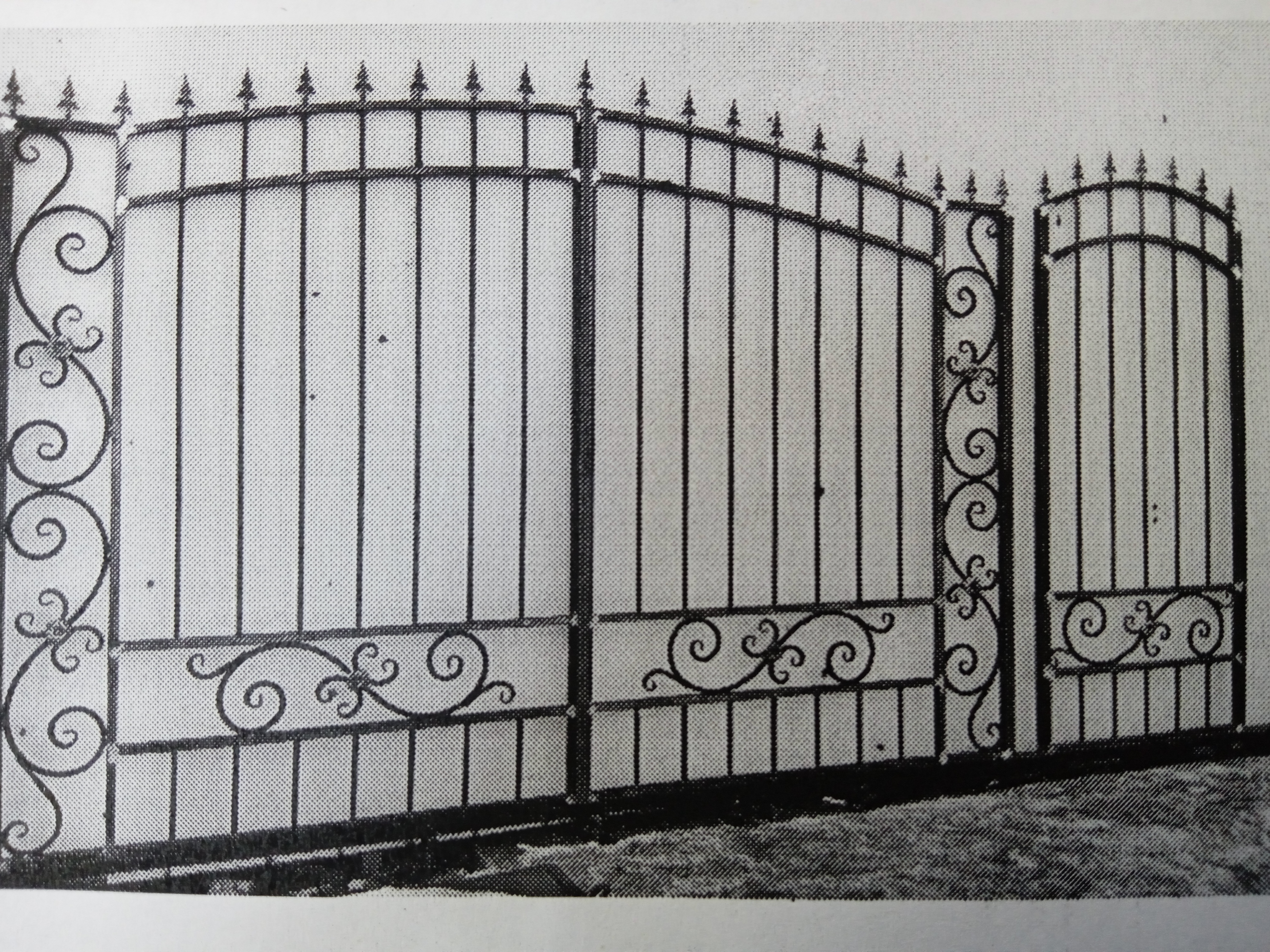Ворота (3,28м х 2м) и сварная калитка (0,99мх2м) (Изображение 1)